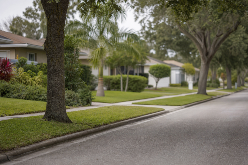 Largo neighborhood with well-kept homes and quiet residential streets